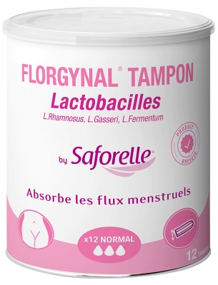 Saforelle Florgynal® Tampon - Boîte de 12 Tampons Normal