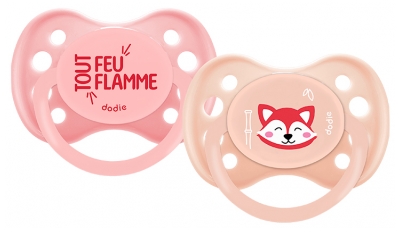 Dodie 2 Sucettes Silicone Anatomiques +6 Mois