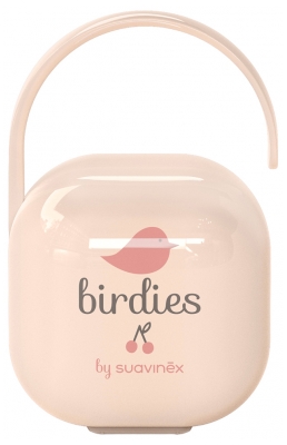 Suavinex Birdies Porte Sucettes Dès 0 Mois - Couleur : Rose