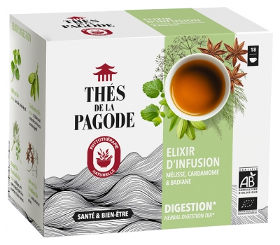 Thés de la Pagode Infusion Yin & Yang Digest Bio 18 Infusettes