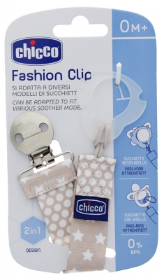 Chicco Attache-Sucette Ruban Universel - X1 - Rose