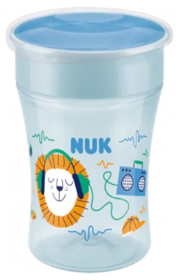 NUK Magic Cup 230 ml Dès 8 Mois - Couleur : Bleu