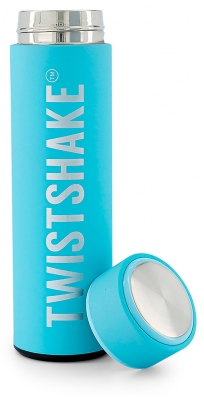 Twistshake Bouteille Chaude ou Froide 420 ml - Couleur : Bleu Pastel