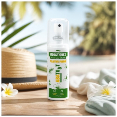 Abatout Moustiques Répulsif Corps et Textiles 80 ml