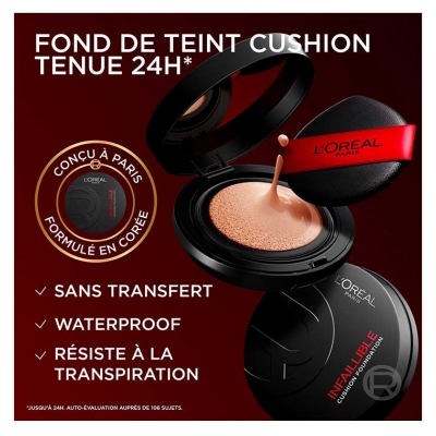L'Oréal Paris Infaillible 24H Cushion Fond de Teint 11 g - Teinte : 50 Neutre