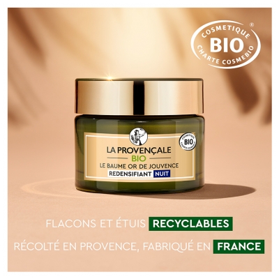 La Provençale Oléo-Jeunesse Baume Booster d'Hydratation Nuit Anti-Âge Bio 50 ml