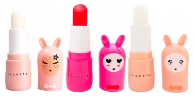 Inuwet Trio Baumes à Lèvres Parfumés Bisous d'Amour 3 x 3,5 g