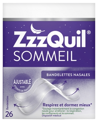 ZzzQuil Sommeil Bandelettes Nasales 20 Unités