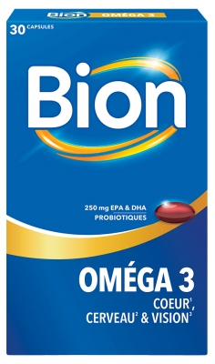 Bion 3 Oméga 3 1 Mois 30 Capsules 
