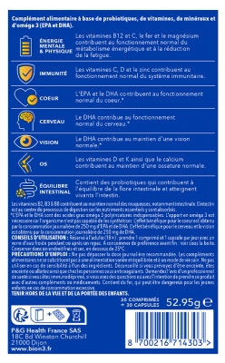 Bion 3 Multi & Oméga 3 30 Capsules + 30 Comprimés