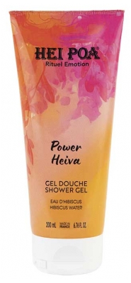 Hei Poa Power Heiva Gel Douche à l'Eau d'Hibiscus 200 ml