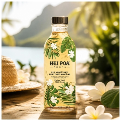 Hei Poa Pur Monoï Tahiti AO Parfum Tiaré Multiusages 100 ml