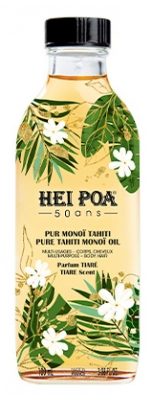 Hei Poa Pur Monoï Tahiti AO Parfum Tiaré Multiusages 100 ml
