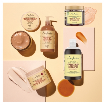 SheaMoisture Jamaican Black Castor Oil Soin Sans Rinçage Réparateur 431 ML
