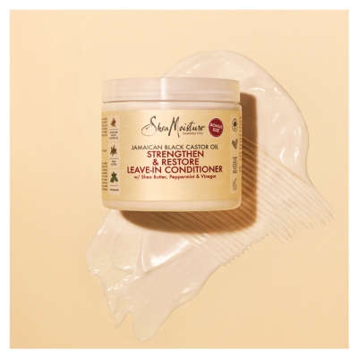 SheaMoisture Jamaican Black Castor Oil Soin Sans Rinçage Réparateur 431 ML