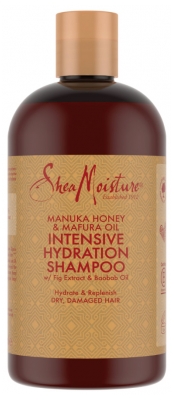 SheaMoisture Manuka Honey & Mafura Oil Shampoing Super Hydratant Cheveux Secs384 ML