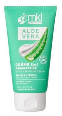 MKL Green Nature Aloe Vera Crème Réparatrice 3en1 Bio 150 ml