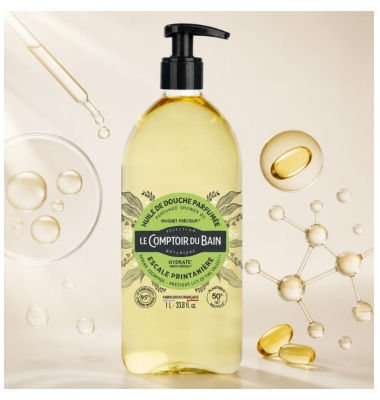 Le Comptoir du Bain Huile de Douche Muguet Précieux 1 l