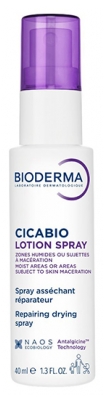 Bioderma Cicabio Spray Asséchant et Cicatrisant Peaux Fragilisées 40 ml