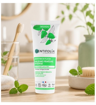 Centifolia Dentifrice Fluor Haleine Fraîche Intense Longue Durée Bio 75 ml