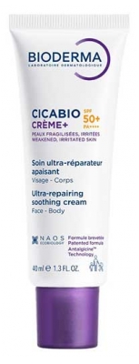 Bioderma Cicabio Crème+ Ultra-Réparateur Apaisant SPF50+ 40 ml