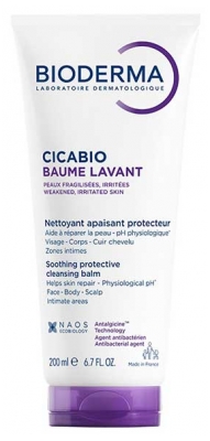 Bioderma Cicabio Baume Lavant Cicatrisation 200 ml