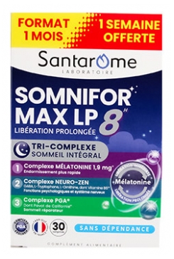 Santarome Somnifor Max LP 8H 30 Comprimés