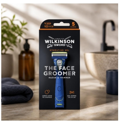 Wilkinson The Face Groomer Tondeuse & Rasoir 2en1