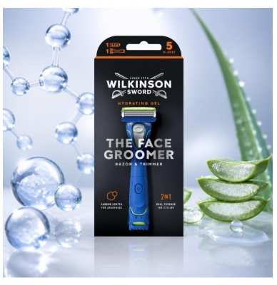 Wilkinson The Face Groomer Tondeuse & Rasoir 2en1