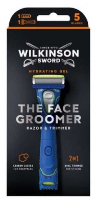 Wilkinson The Face Groomer Tondeuse & Rasoir 2en1