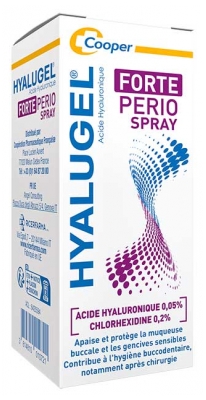 Hyalugel Forte Perio Spray Buccal Assainissant Muqueuse Buccale & Gencives Sensibles 20 ml