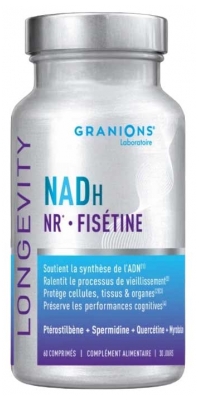 Granions Longevity NADH NR Fisétine 60 Comprimés