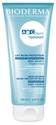 Bioderma Abcderm Lait Hydratant Bébé Visage et Corps 200 ml