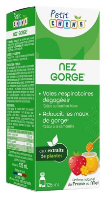 Les 3 Chênes Petit Chêne Nez Gorge Dès 3 Ans 125 ml