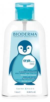 Bioderma ABCDerm Eau Nettoyante Micellaire Bébé et Enfant 1000 ml