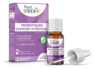 Les 3 Chênes Petit Chêne Probiotiques Confort Intestinal Dès la Naissance 5,5 ml