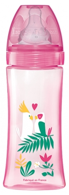 Dodie Biberon Initiation+ 330 ml Bleu +6 Mois Tétine Ronde 3 Vitesses Débit 3