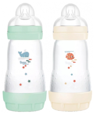 MAM 2 Biberons Easy Start Débit 2 260 ml Dès 2 Mois