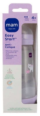 MAM Biberon Easy Start 320 ml Débit 3 Rapide 4 Mois et +
