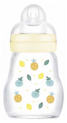 MAM Biberon Verre Premium Débit 1 170 ml Dès la Naissance