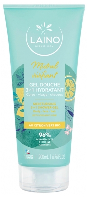 Laino Mistral Vivifiant Gel Douche 3en1 et Hydratant 200 ML