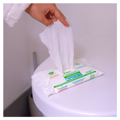 Puressentiel Lingettes Désinfectantes Mains & Surfaces Aux 3 HE - 32 Lingettes