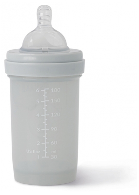 Twistshake Biberon Anti-Colique Dès la Naissance Édition Limitée 180 ml - Couleur : Gris Clair