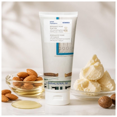 Korres Lait Corps Bergamote Poire Douceur 200 ml