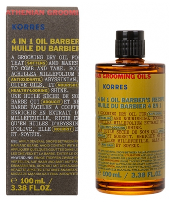 Korres Huile du Barbier 4 en 1 100 ML