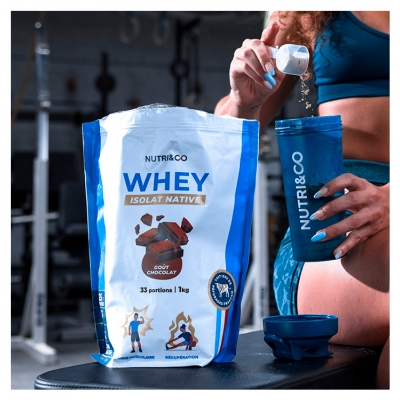 Nutri&Co Whey Isolat Native 900 Grammes