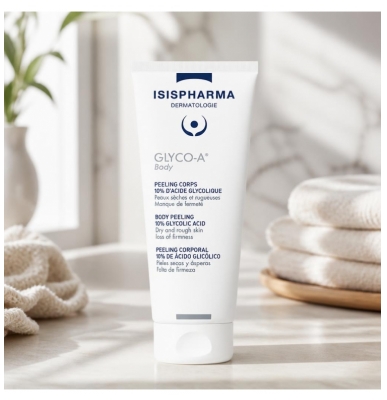 Isispharma Glyco-A Peeling Corps Peaux Sèches et Rugueuses 200 ml