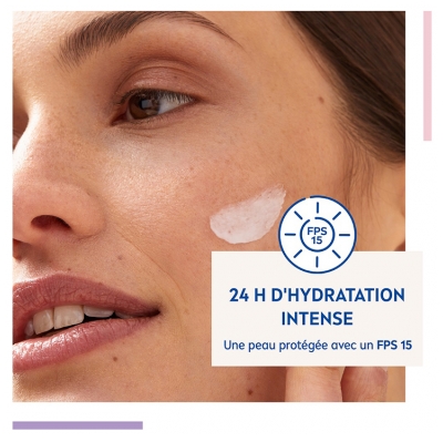 Nivea Crème Visage Jour Apaisant Hydratation 24H Peaux Sensibles SPF15 50 ml