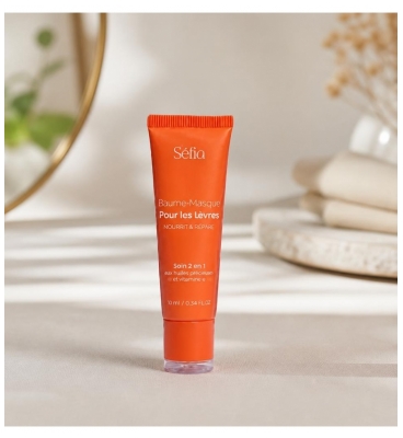 Séfia Baume-Masque Soin 2en1 pour les Lèvres 10 ml