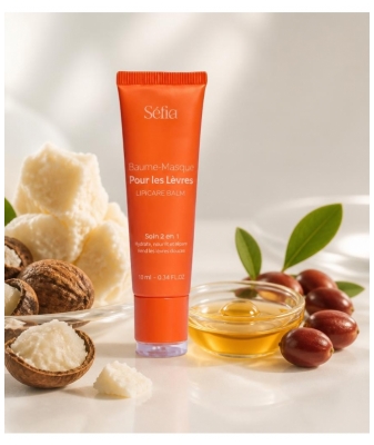 Séfia Baume-Masque Soin 2en1 pour les Lèvres 10 ml